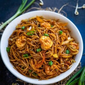 Prawn Chowmin (Hakka half)